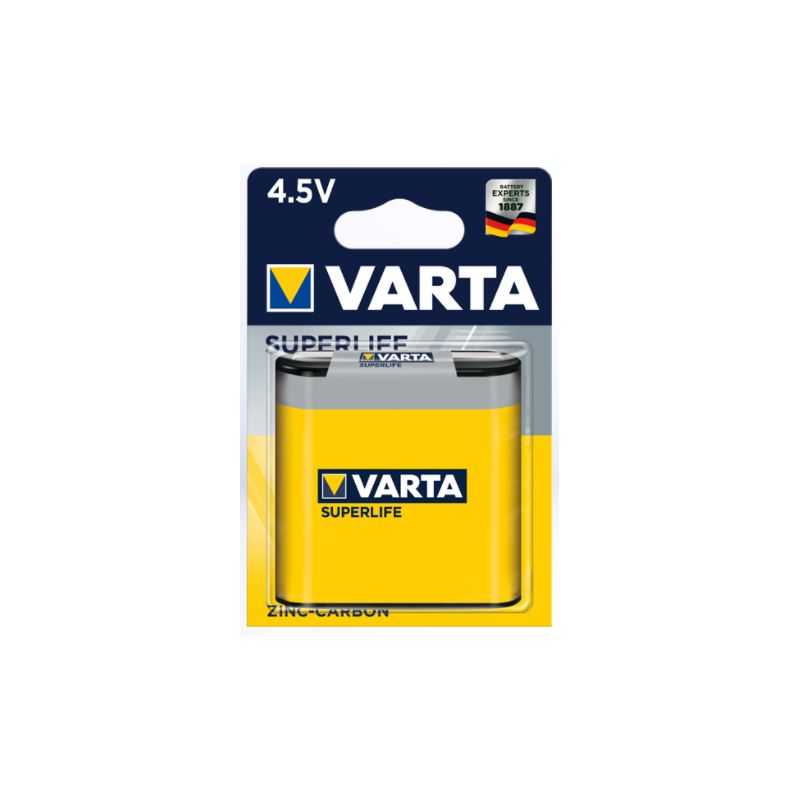 VARTA 4,5V/3R12 X1 PILE SALINE 