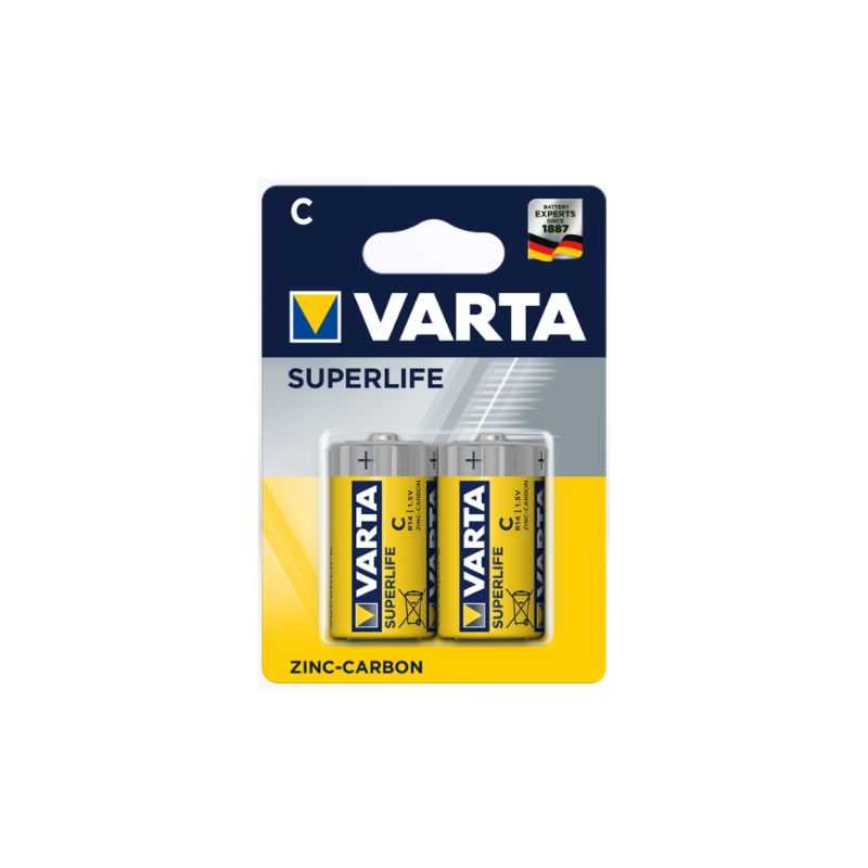 VARTA C/R14 X2 PILE SALINE 1.5V