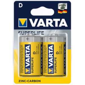 VARTA D/R20 X2 PILE SALINE 1.5V