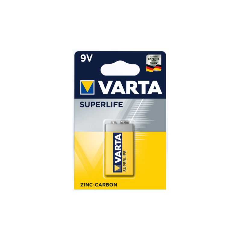 VARTA 9V/6F22 X1 PILE SALINE