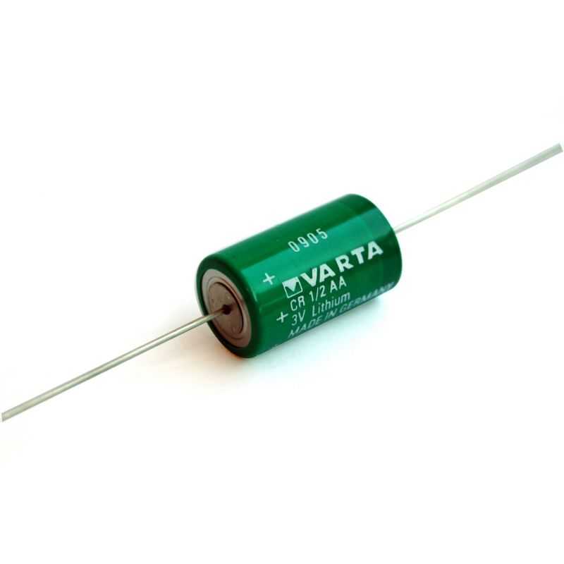 PILE VARTA LITHIUM 3V CR 1/2AA CD + FILS COAXIAUX