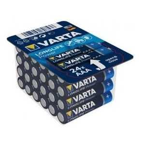 VARTA LONGLIFE POWER PILE ALCALINE AAA/LR03 BOX DE 24 1.5V