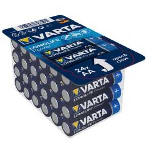 VARTA LONGLIFE POWER PILE ALCALINE AA/LR6 BOX DE 24 1.5V