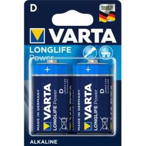 VARTA LONGLIFE POWER PILE ALCALINE D / LR20 - 1.5V - BL2