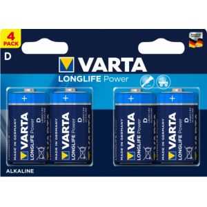 VARTA LONGLIFE POWER PILE ALCALINE D / LR20 - 1.5V - BL4