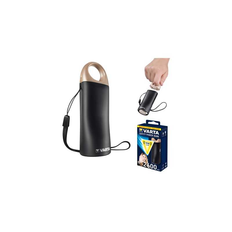POWERBANK 2600MAH + ALARME VARTA