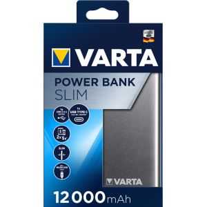 VARTA POWERBANK 12000MAH SLIM CABLE
