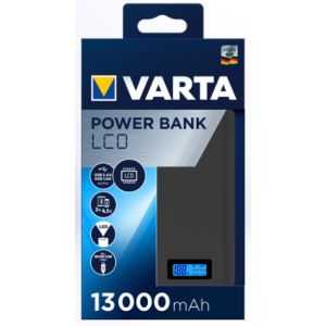 POWERBANK 13000MAH MICRO USB IN 2 X USB OUT (2.4A+ 1A) VARTA
