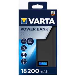 POWERBANK 18200MAH MICRO USB IN 2 X USB OUT (2.4A+ 1A) VARTA