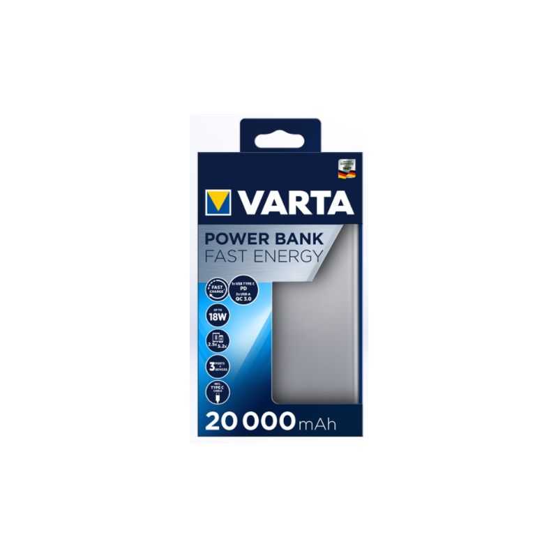 VARTA POWERBANK FAST ENERGY 20000MAH