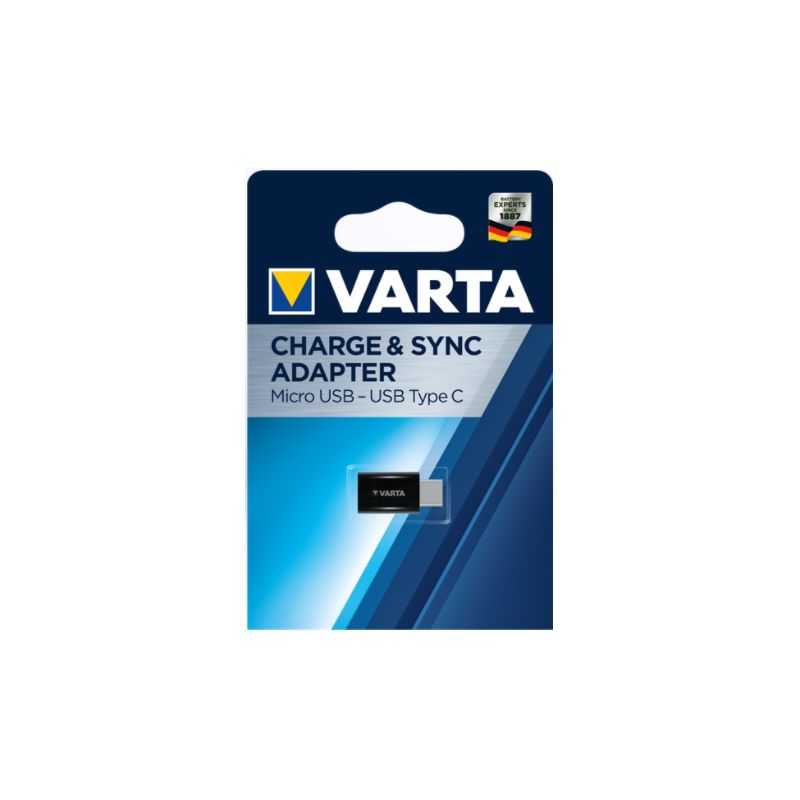 VARTA ADAPTATEUR MICRO USB IN / TYPE C OUT