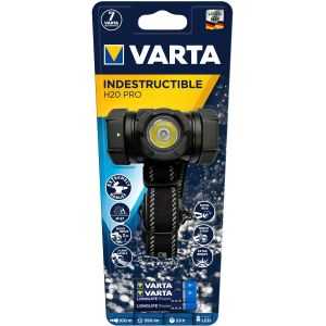 VARTA FRONTALE INDESTRUCTIBLE LED 4W - 350LM - PORTEE 100M + 3AAA FOURNIES