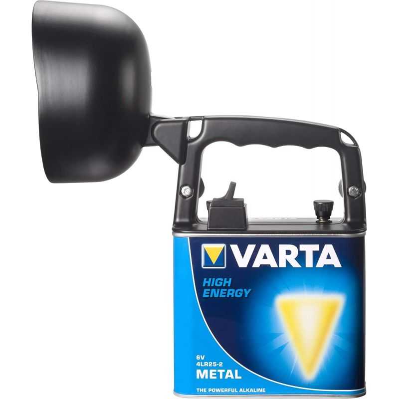 VARTA PROJECTEUR WORK LIGHT BL40 LED 4W + PILE 4LR25-2 ALC 190LM PORTEE 430M