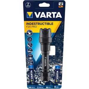 VARTA TORCHE INDESTRUCTIBLE F20 PRO LED + 2AA FOURNIES