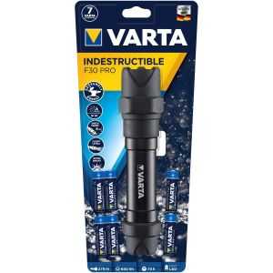 VARTA TORCHE INDESTRUCTIBLE F30 LED + 6AA FOURNIES