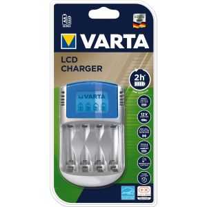VARTA CHARGEUR 2H LCD4 CANAUX AAA/AA 220V ALLUME-CIGARE 12V USB