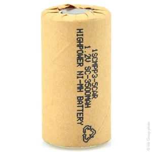 Accumulateur industriel YUASA SC NIMH 3.5 Ah HD 10 C