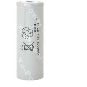 Accumulateur industriel YUASA F NICD 8.0 Ah