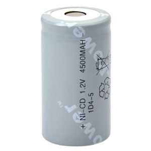 Accumulateur industriel YUASA D NICD 4.5 Ah HIGH TEMP.