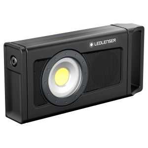 PROJECTEUR LED RECHARGEABLE FONCTION ENCEINTE PORTATIVE BLUETOOTH MUSIC IF4R