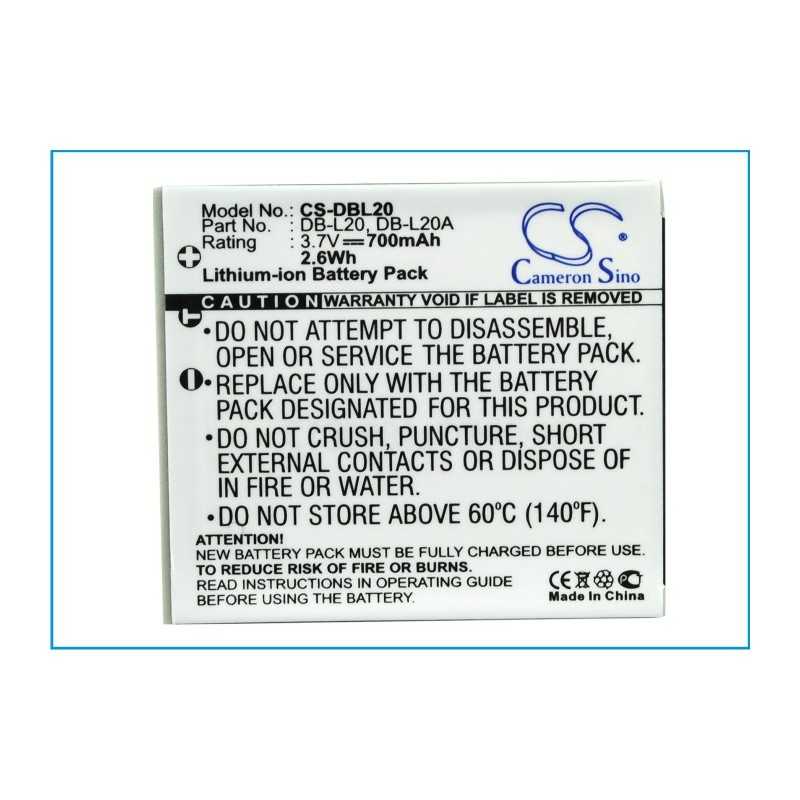 Batterie Sanyo DB-L20