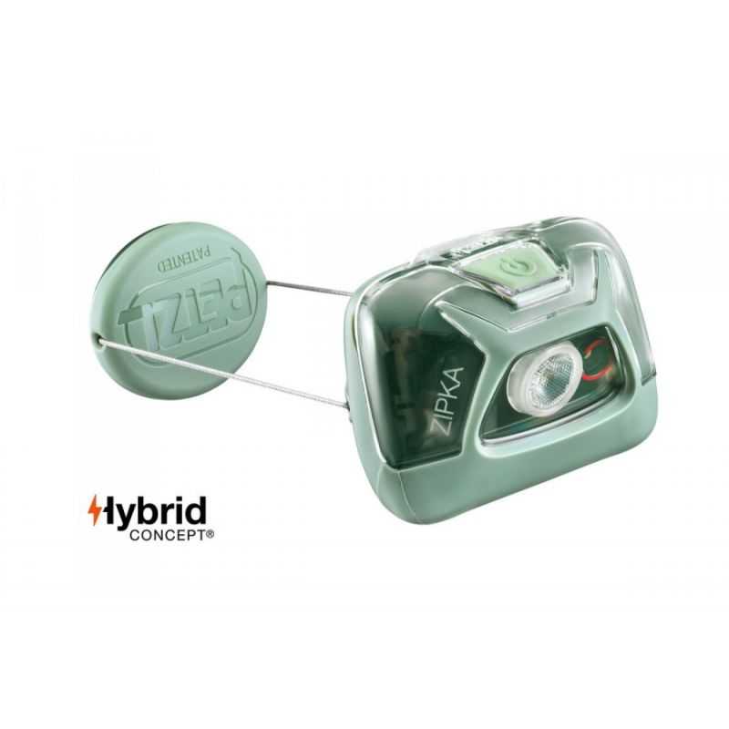 FRONTALE PETZL ZIPKA VERTE