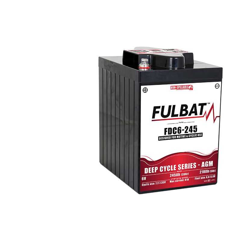 Batteries Deep Cycle AGM FDC6-245