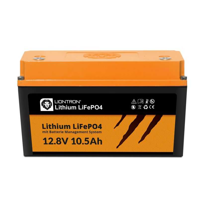 LIONTRON LiFePO4 12,8V 10,5Ah LX w. BMS