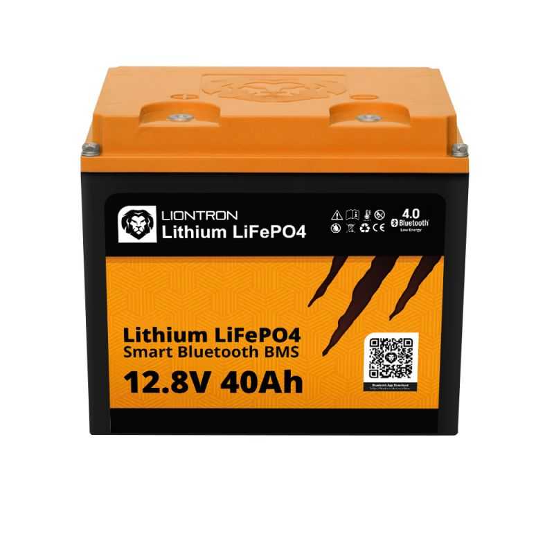 LIONTRON LiFePO4 12,8V 40Ah LX smart BMS w. Bluetooth