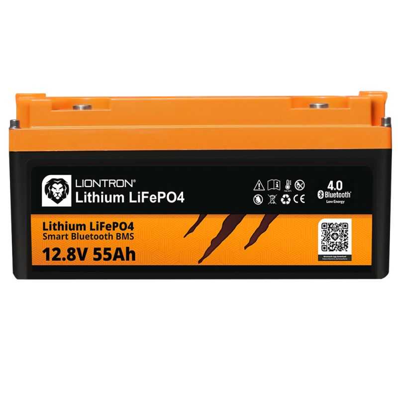 LIONTRON LiFePO4 12,8V 55Ah LX smart BMS w. Bluetooth