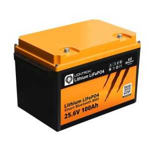 LIONTRON LiFePO4 25,6V 100Ah LXArctic smart BMS w. Bluetooth
