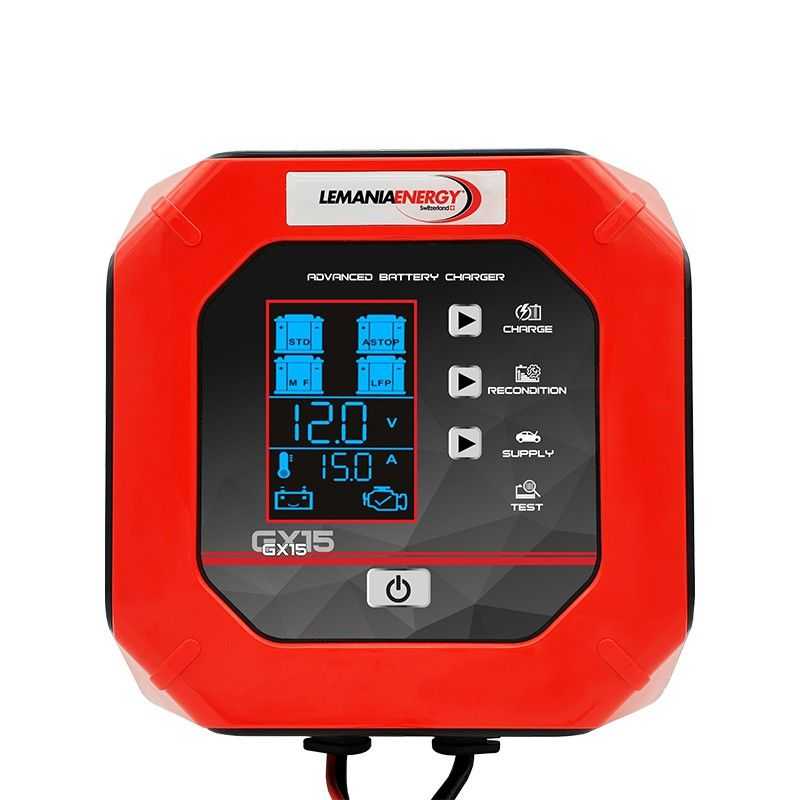 CHARGEUR LEMANIA ENERGY GX15 12/24 VOLTS - 15A 
