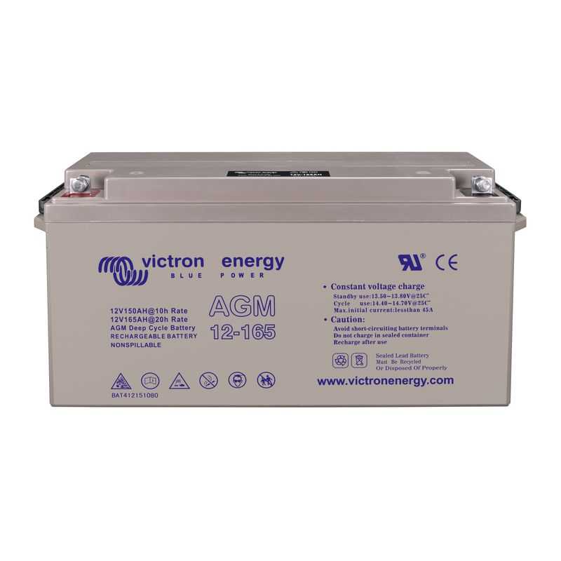 12V/165Ah AGM Deep Cycle Batt.