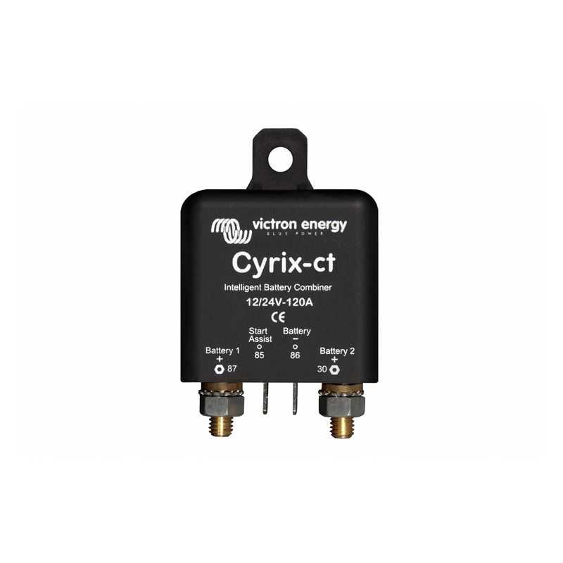 Cyrix-ct 12/24V-120A intelligent battery combiner