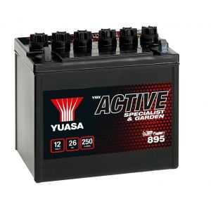 BATTERIE YUASA ACTIVE GARDEN 12V 26AH 250A +D
