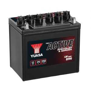 BATTERIE YUASA ACTIVE GARDEN 12V 26AH 250A +G