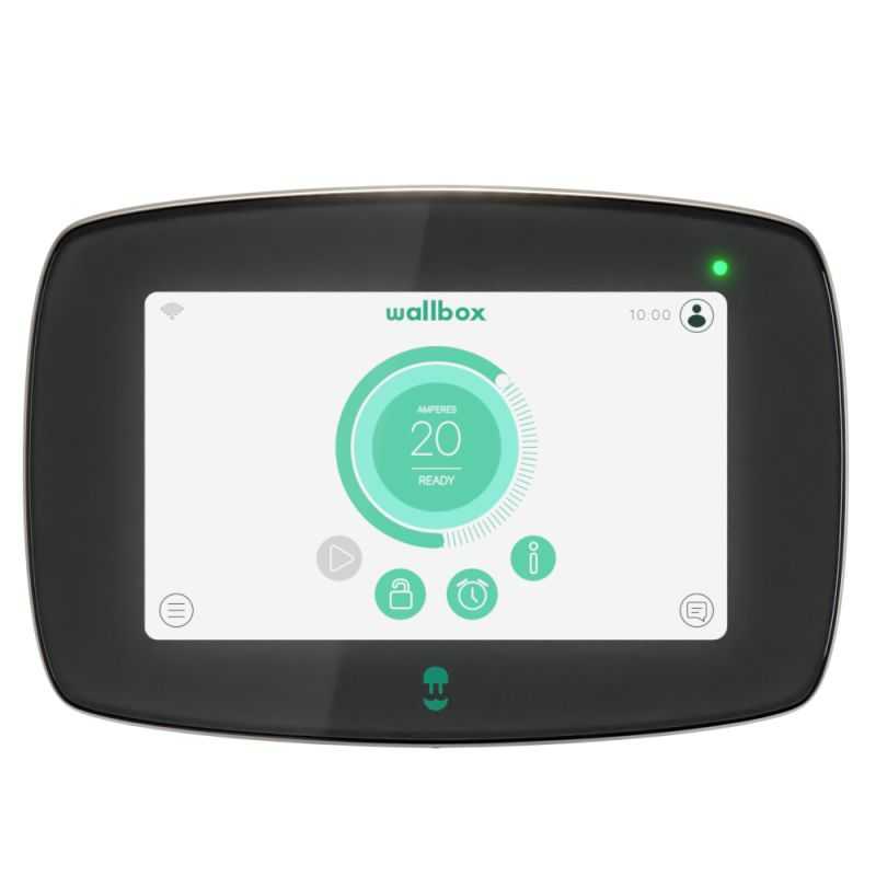 BORNE MURALE COMMANDER 2 WALLBOX NOIRE - 5M - 7,4 KW