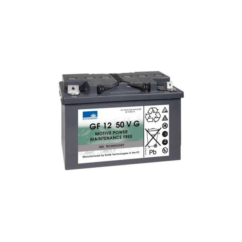 Batterie au GEL SONNENSCHEIN 12 V 50 AH / C5