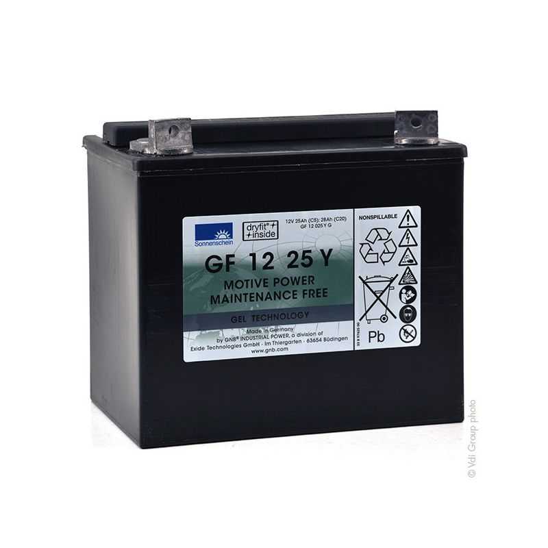 Batterie GEL 12 V 25 AH / C5 SONNENSCHEIN