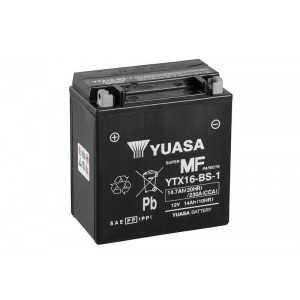 BATTERIE MOTO YUASA YTX16-BS / YTX16-BS-1