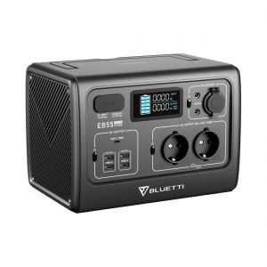 Bluetti EB55 station solaire nomade grise