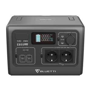 Bluetti EB55 station solaire nomade grise