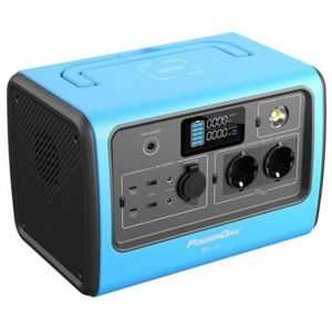 Bluetti EB70 station solaire nomade bleue