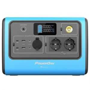 Bluetti EB70 station solaire nomade bleue