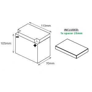 Batterie FULBAT Lithium-ion - FLTX7L/FLTZ7S