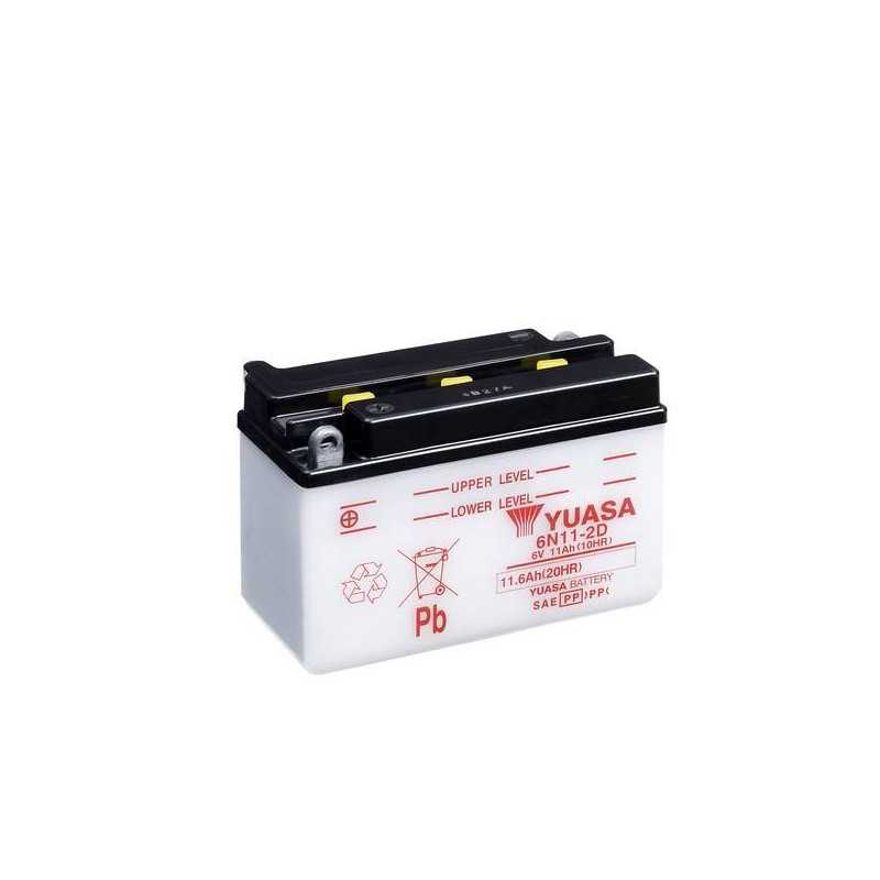 BATTERIE MOTO YUASA 6N11-2D