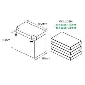 Batterie FULBAT Lithium-ion - FLTX9/12/14 / FLTZ10S/12S/14S