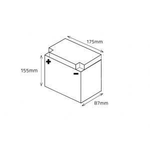 Batterie FULBAT Lithium-ion - FLTX20H
