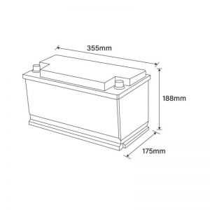 BATTERIE ULTIMATRON LIFEPO4 ULS-12-100H 12,8V 100AH BLUETOOTH SMART BMS HEATER
