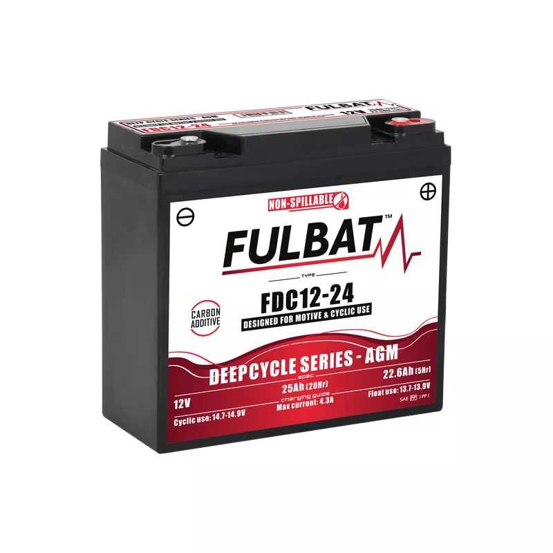 Batteries Deep Cycle AGM FDC12-24